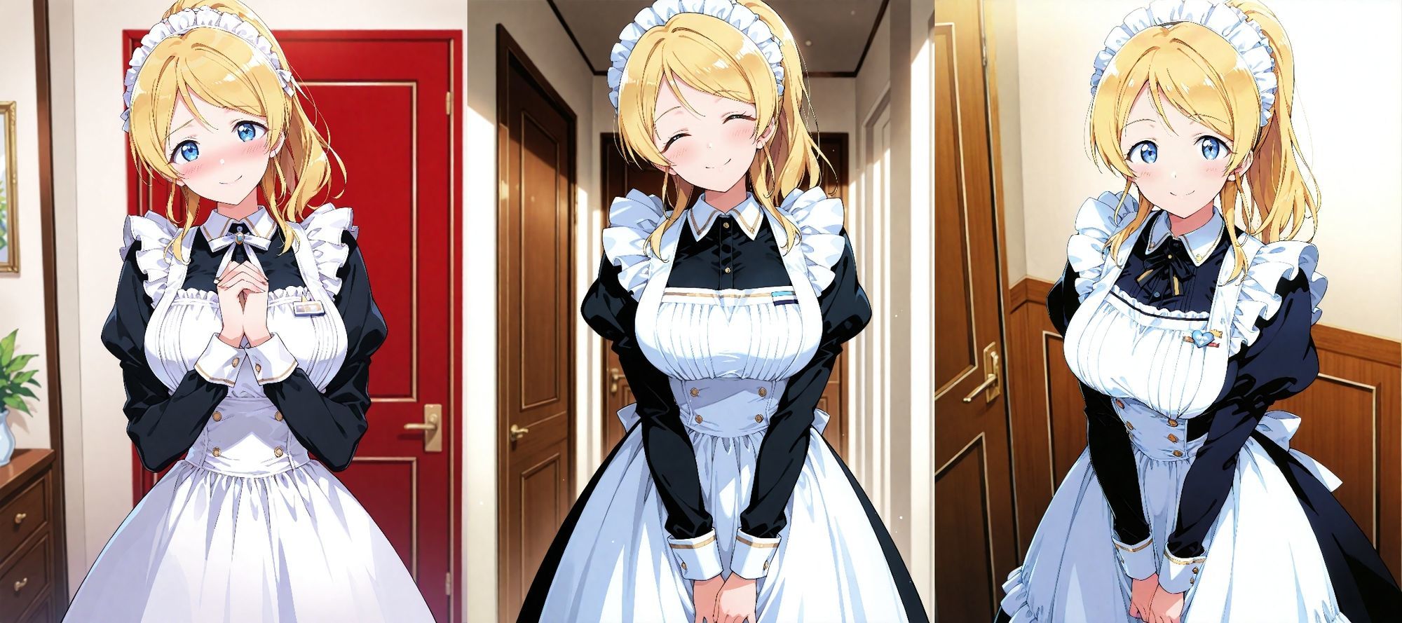 えりとえっち  メイド編 サンプル1ページ目