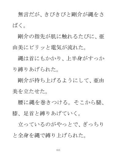 小説『亜由美』第二部 サンプル3ページ目