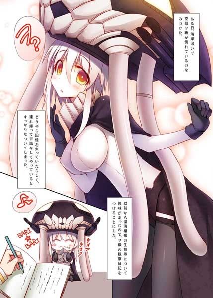 ヲ級観察日記 サンプル1ページ目