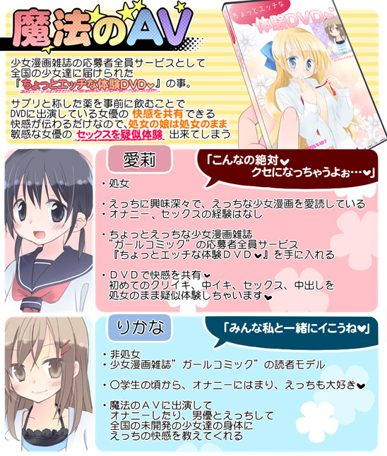 魔法のAV サンプル1ページ目