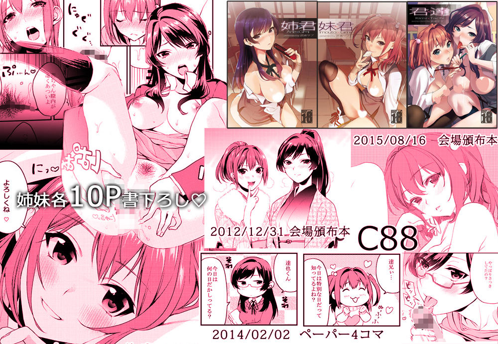 姉君妹君総集編 サンプル6ページ目