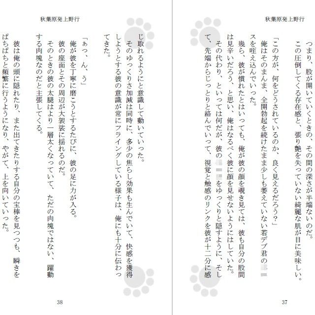 秋葉原発上野行 サンプル1ページ目