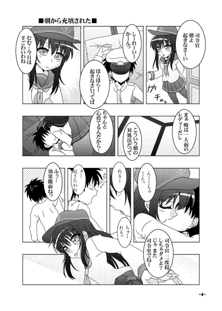 鎮守府艦訪録 サンプル2ページ目