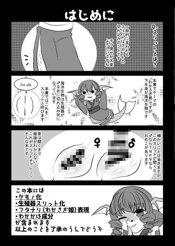 わかさぎスリットチャレンジ サンプル1ページ目
