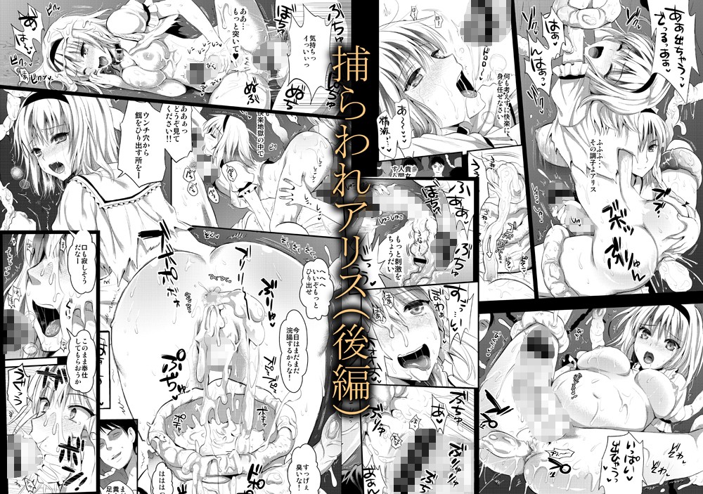 捕らわれアリス 糞肉便器（後編） サンプル2ページ目