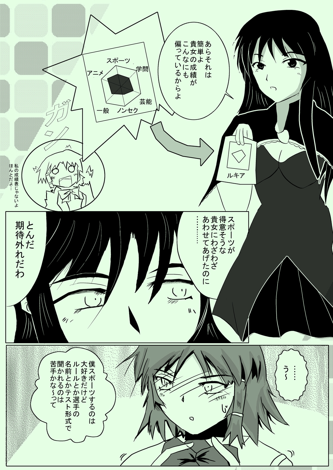 お勉強？ サンプル2ページ目