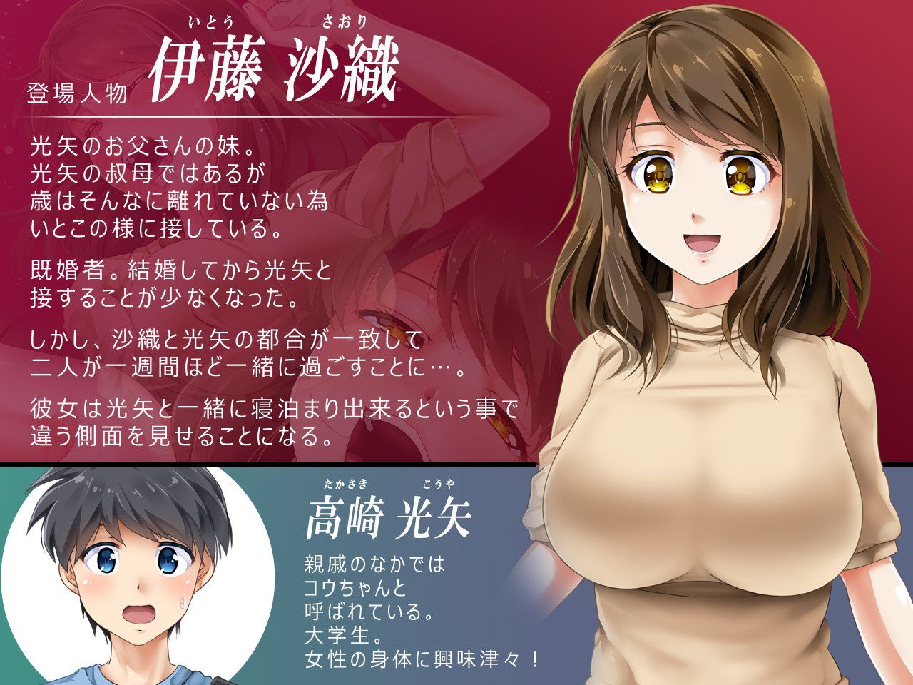 親戚のお姉さんに呼ばれて…そして… サンプル1ページ目