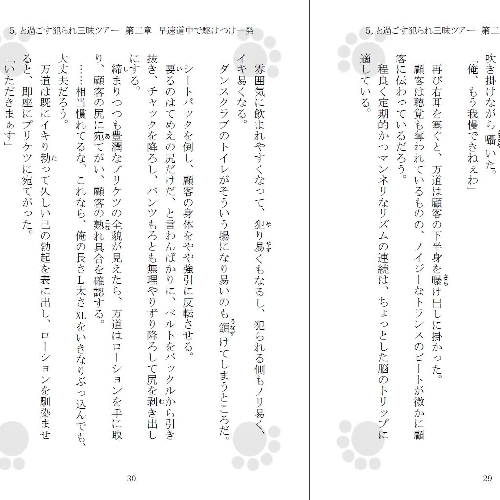 5，と過ごす犯られ三昧ツアー サンプル1ページ目