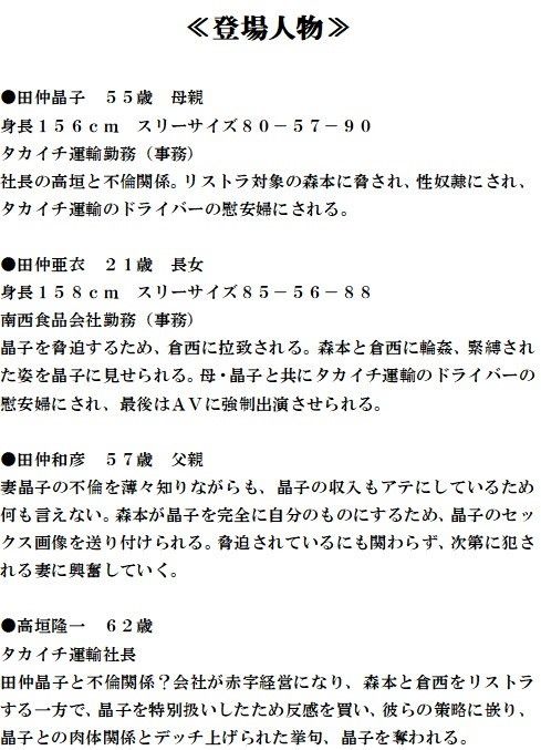 標的！罠に落ちた母娘 サンプル3ページ目