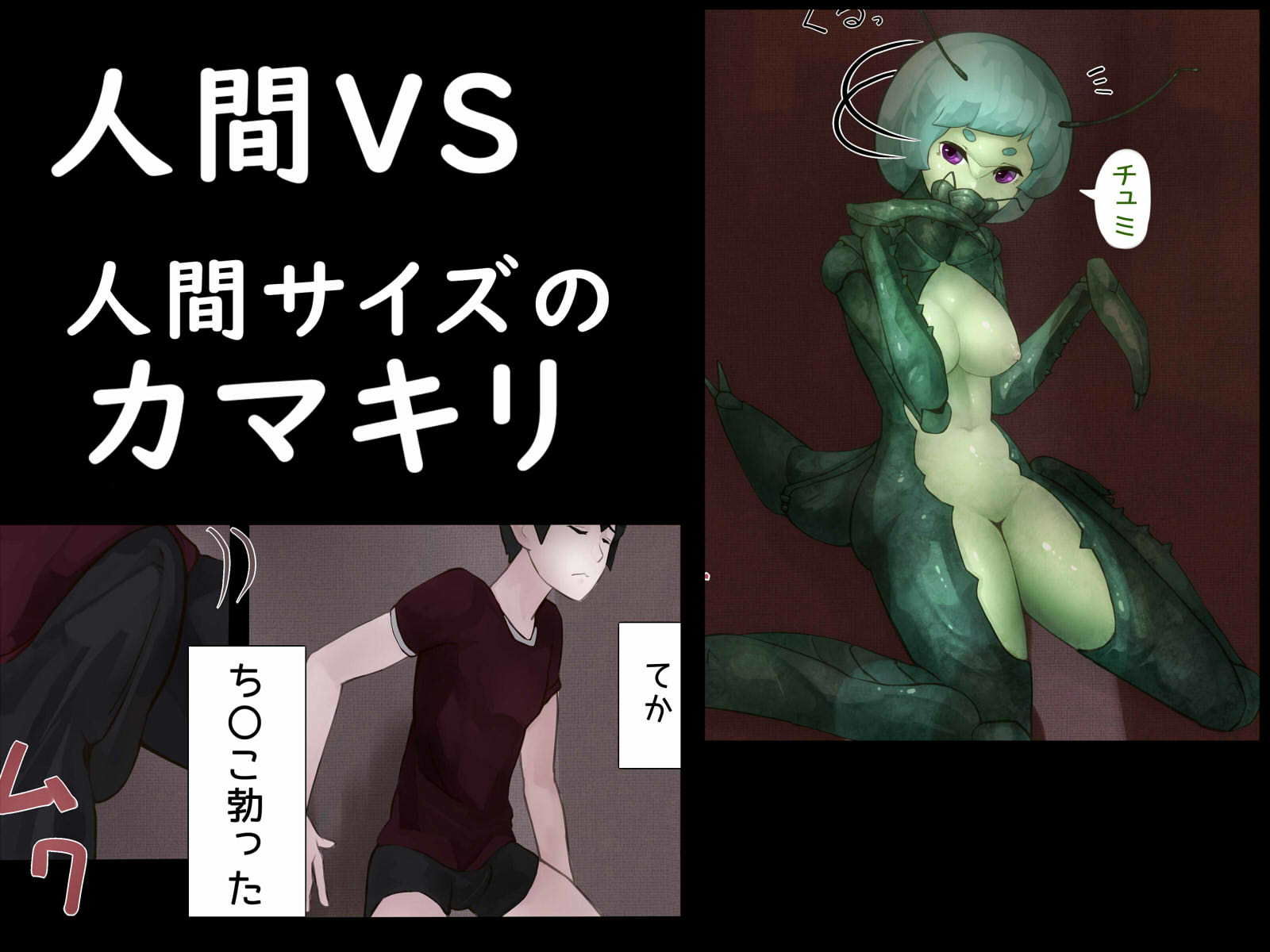 カマキリとせっくす ーヒト化ウイルス感染報告記録ー サンプル1ページ目