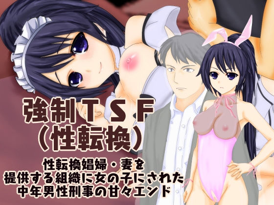 強●TSF（性転換） 性転換娼婦・妻を提供する組織に女の子にされた中年男性刑事の甘々エンド