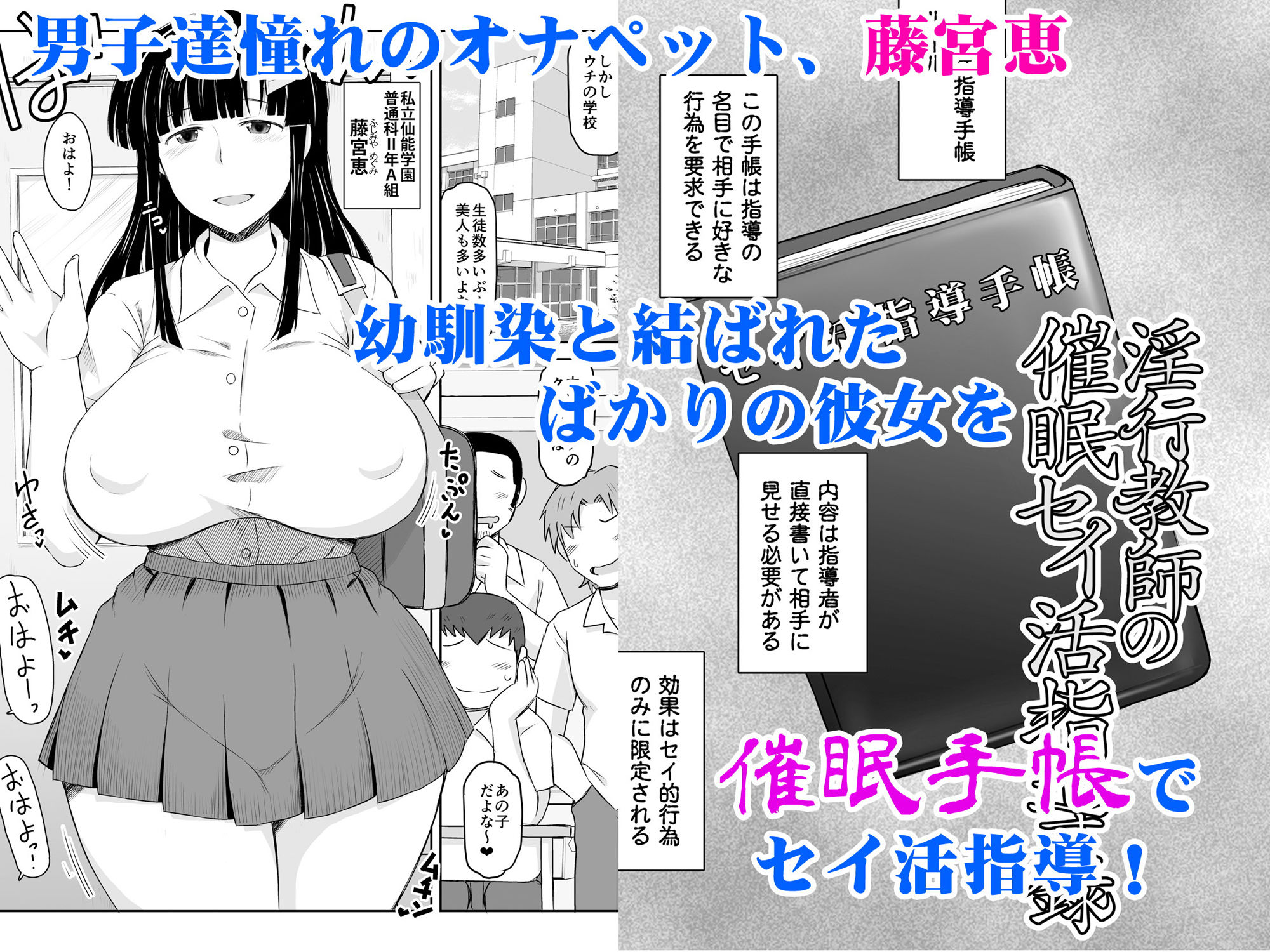 淫行教師の催●セイ活指導録〜藤宮恵編〜「先生…カレのために私の処女膜、貫通してくださいっ」 サンプル1ページ目