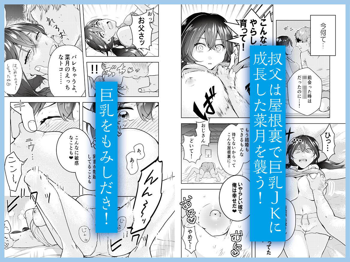 巨乳JKシリーズ 1 菜月の夏休み サンプル2ページ目