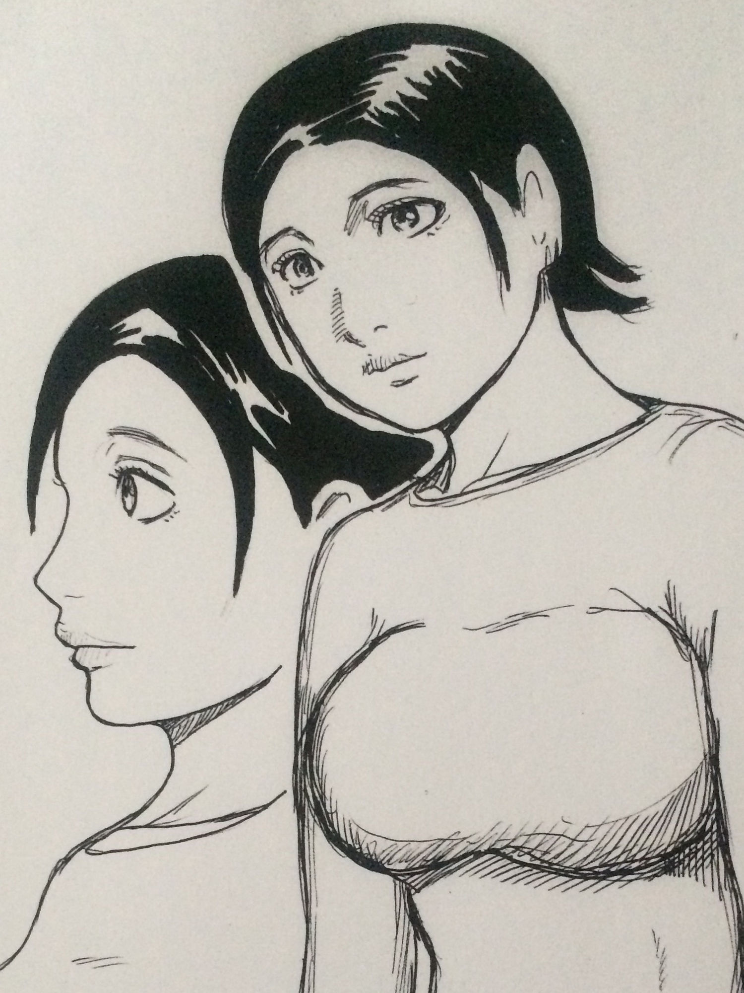 豊満な肉体の人妻と巨男 サンプル2ページ目