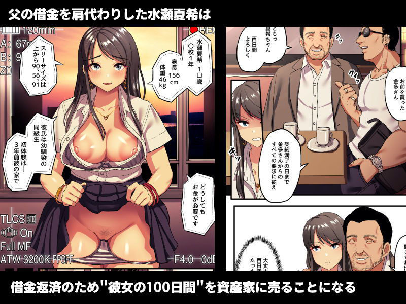 私の100日を2500万で買ってください。 サンプル1ページ目