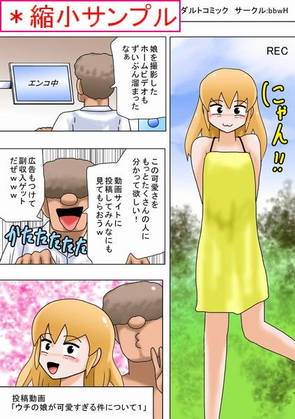 やたらエロ広告が付く投稿動画サイト！ サンプル1ページ目
