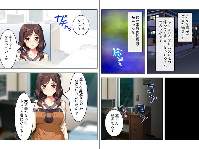 義母の優しい手ほどきで脱童貞した僕 サンプル3ページ目
