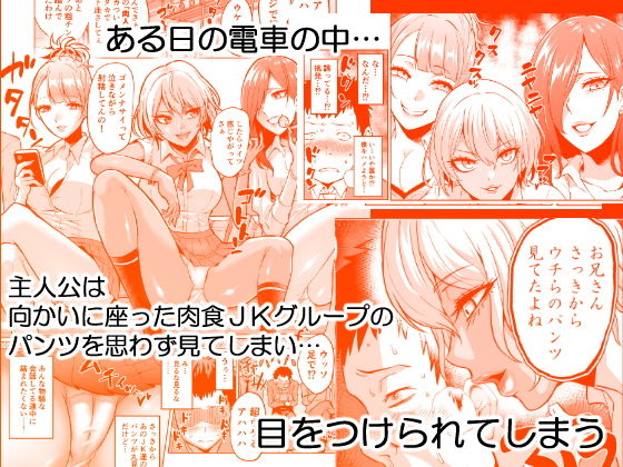 感覚のパラフィリア 〜肉食系JKたちにチ●ポの感覚を支配されたら〜 サンプル1ページ目