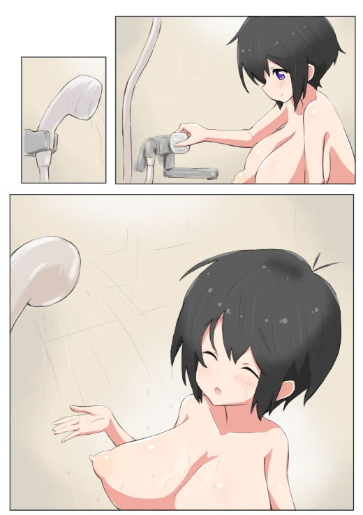 あさみちゃんがお風呂に入るよ サンプル2ページ目
