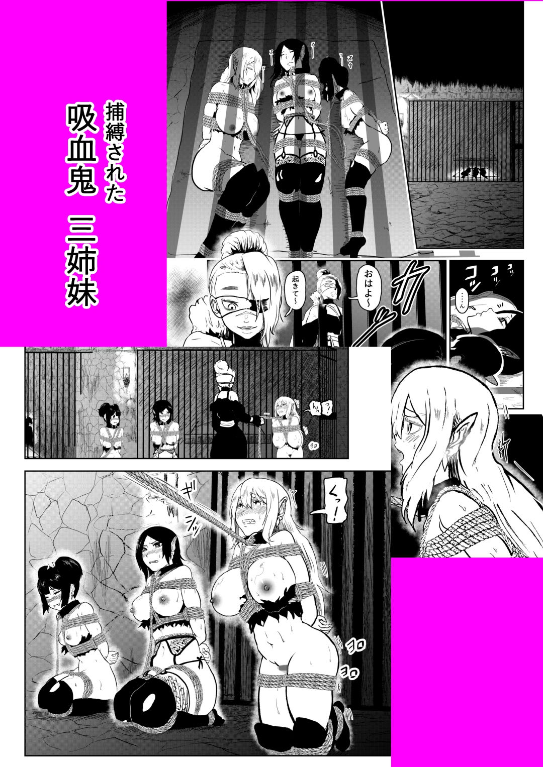 ヴァンパレイド6 〜吸血鬼 三姉妹 捕縛編〜 サンプル2ページ目