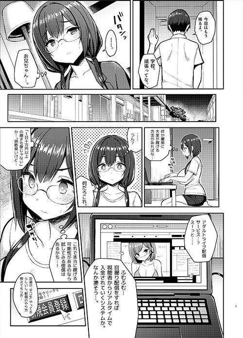 むちむち配信娘をめちゃくちゃオフパコしたい本 サンプル1ページ目
