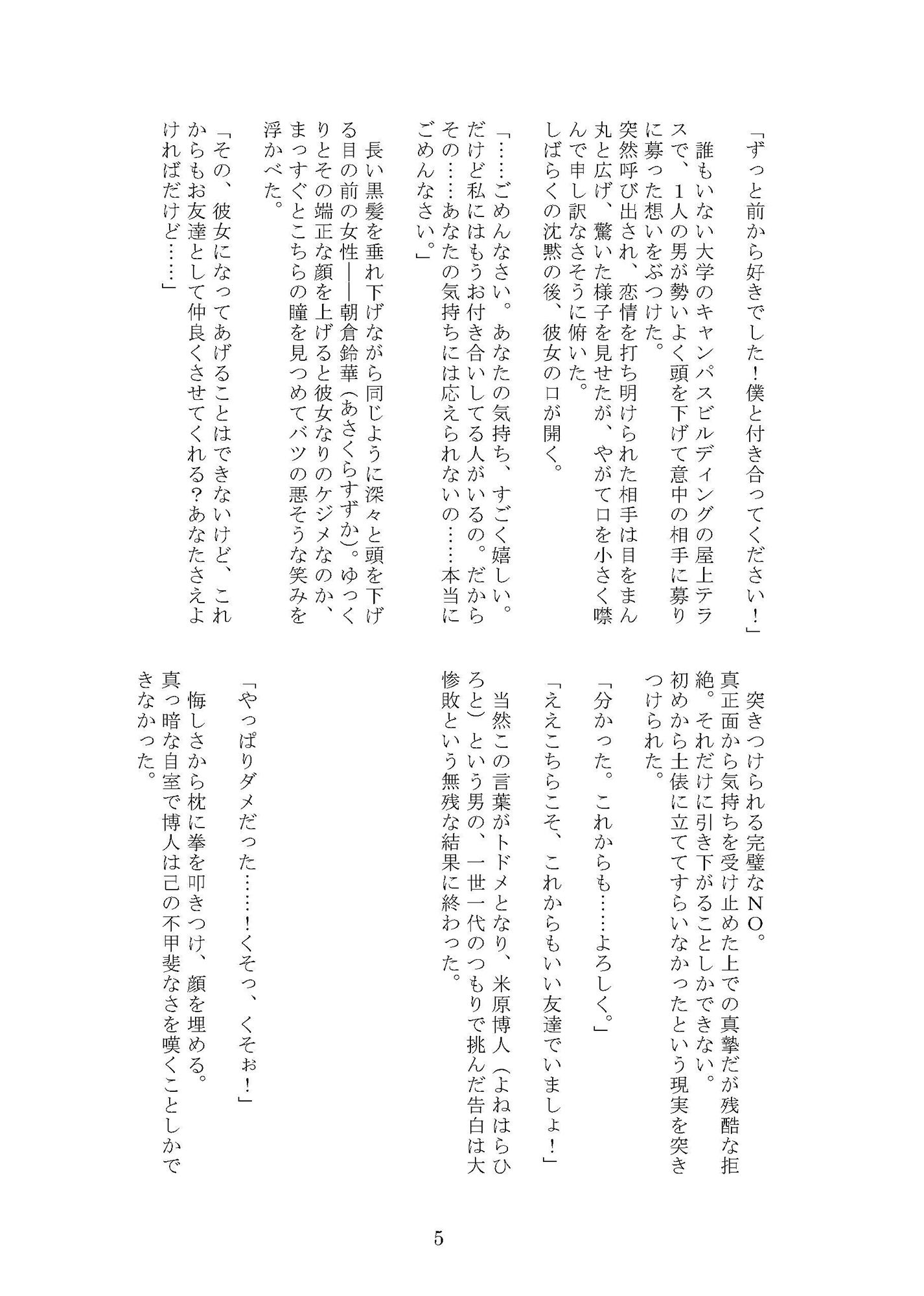 憑依ノキロク サンプル1ページ目