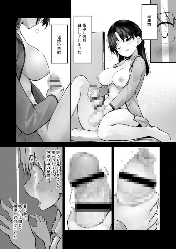 いとこのふたなりお姉ちゃんとないしょのミルク サンプル5ページ目