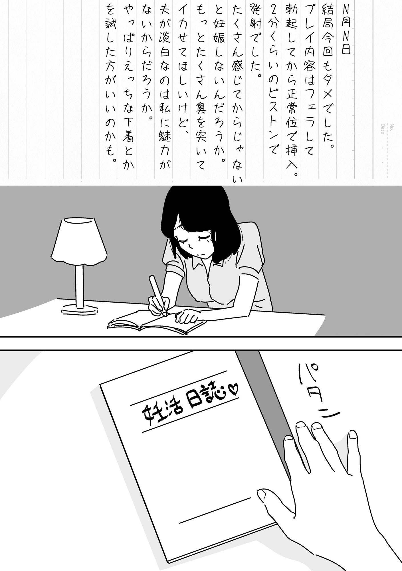 妊活日誌 夫に内緒で精子バンク使ってみた サンプル3ページ目