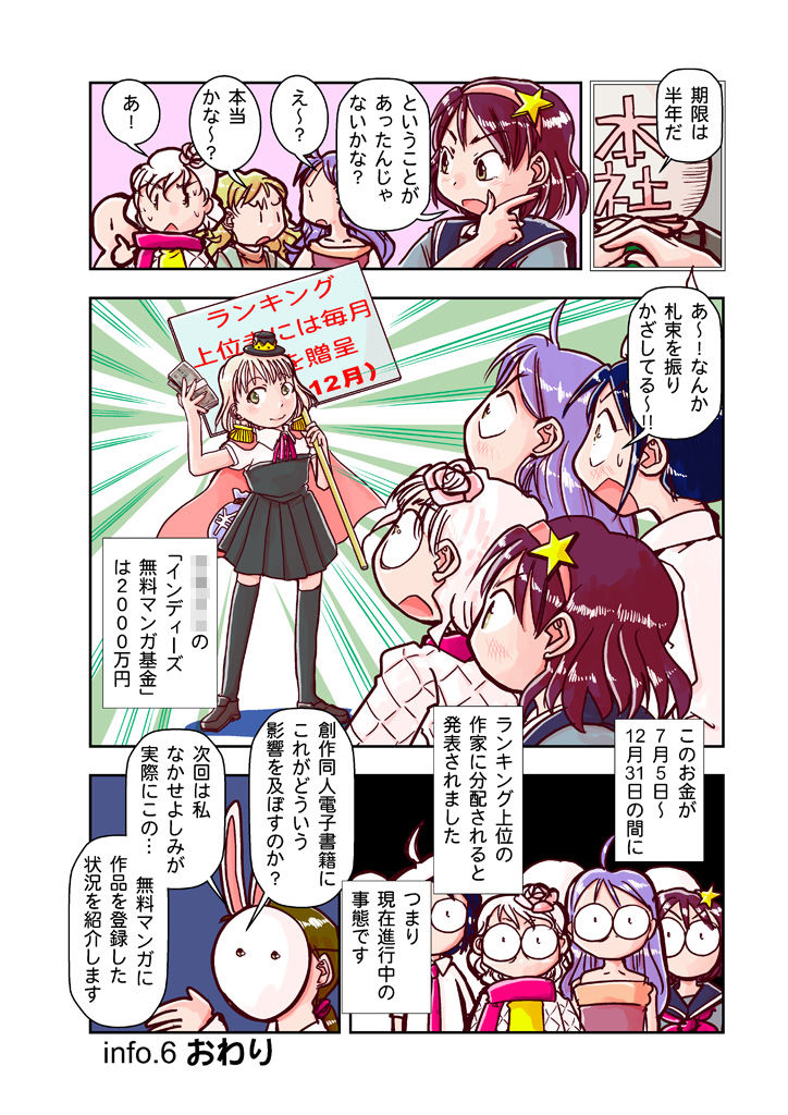 創作同人電子書籍のススメ 2018年後半インディーズ無料マンガの変 サンプル7ページ目