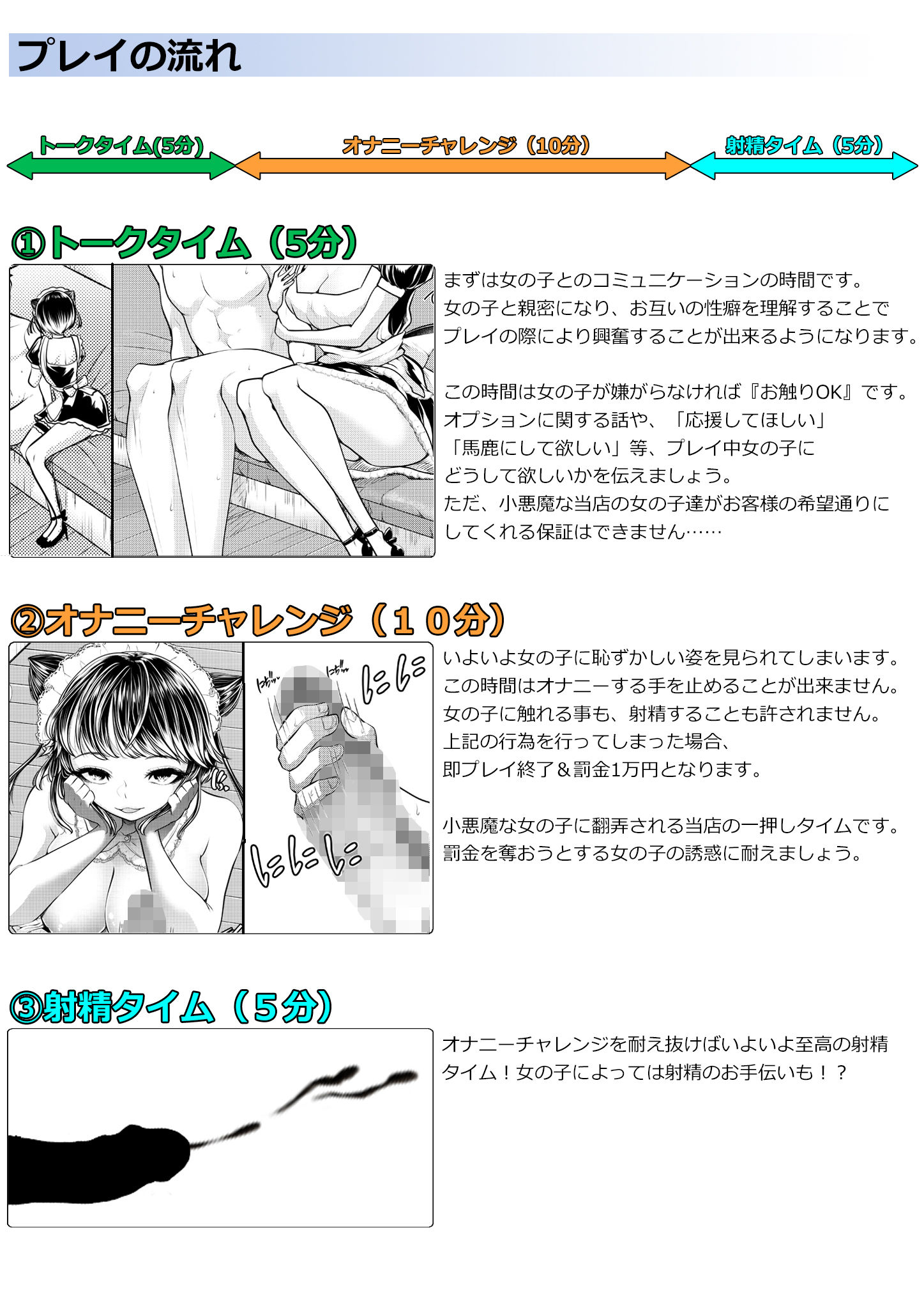 M男向けオナクラ〜新人研修編〜 サンプル10ページ目