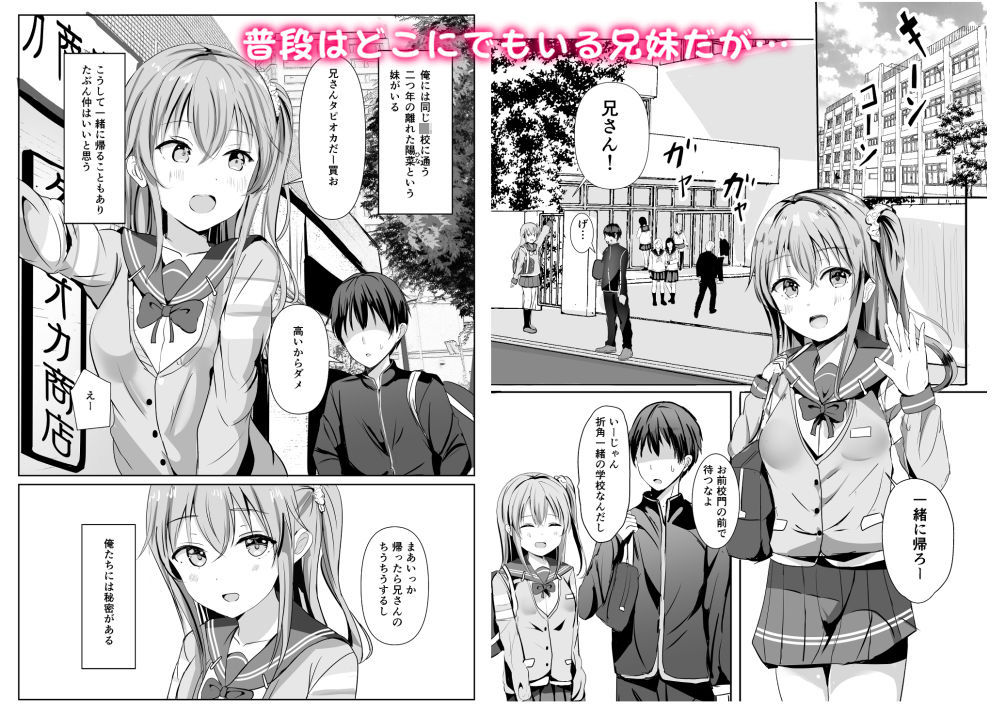 妹が精子の観察をやめてくれない〜兄さんは精子運動率99％〜 サンプル1ページ目