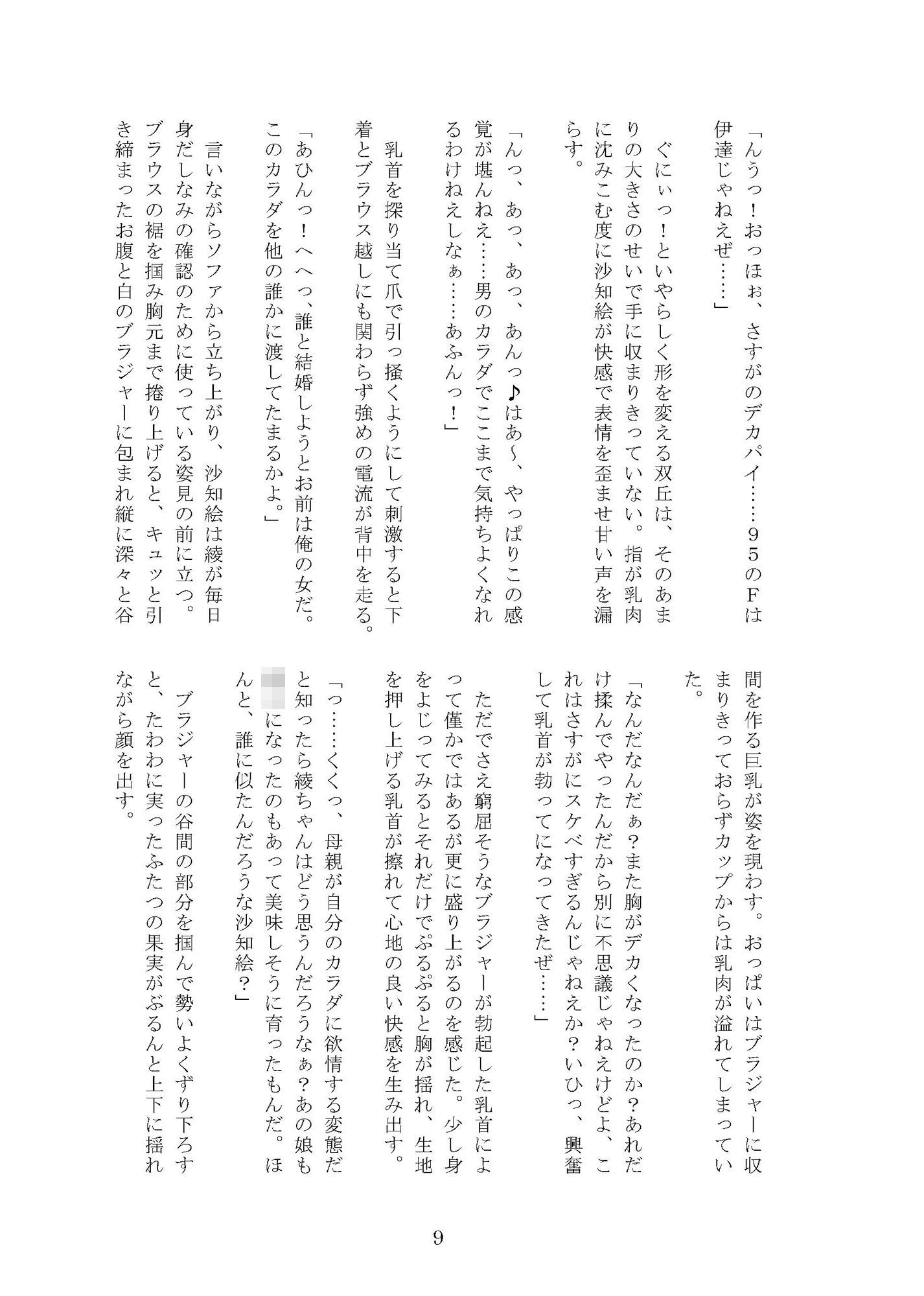 憑依好きの本 C97 サンプル7ページ目