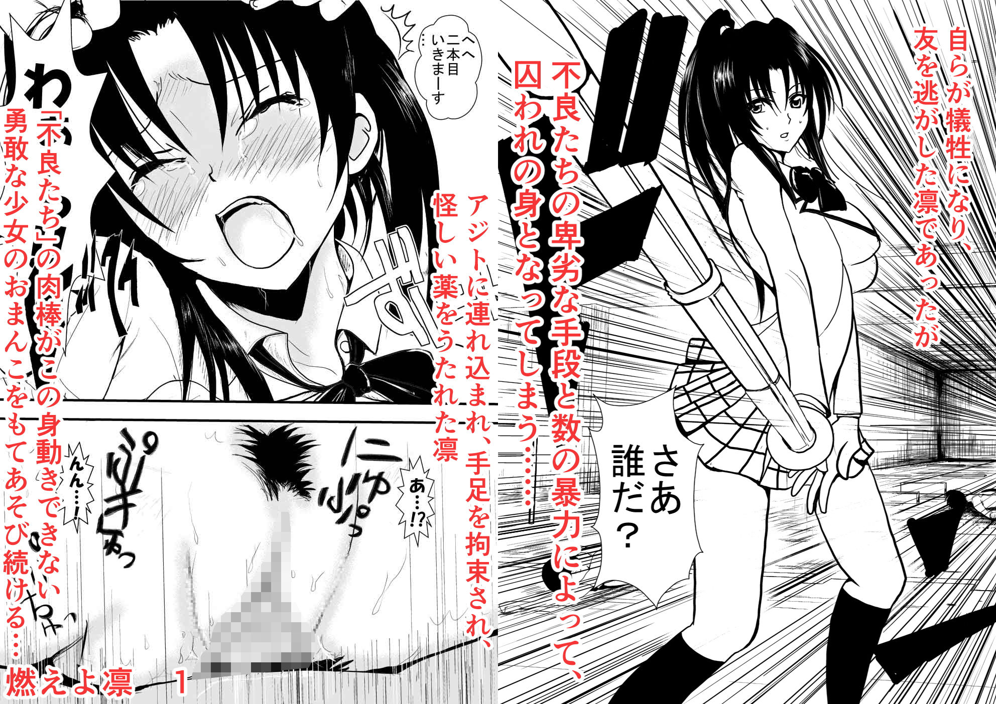 燃えよ凛 総集編 全裸版 サンプル2ページ目