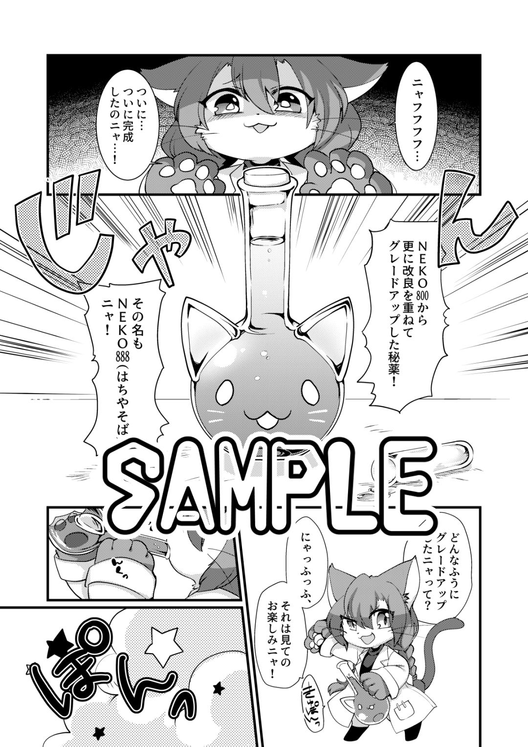 ここからはオトナのじかんニャ！ サンプル1ページ目