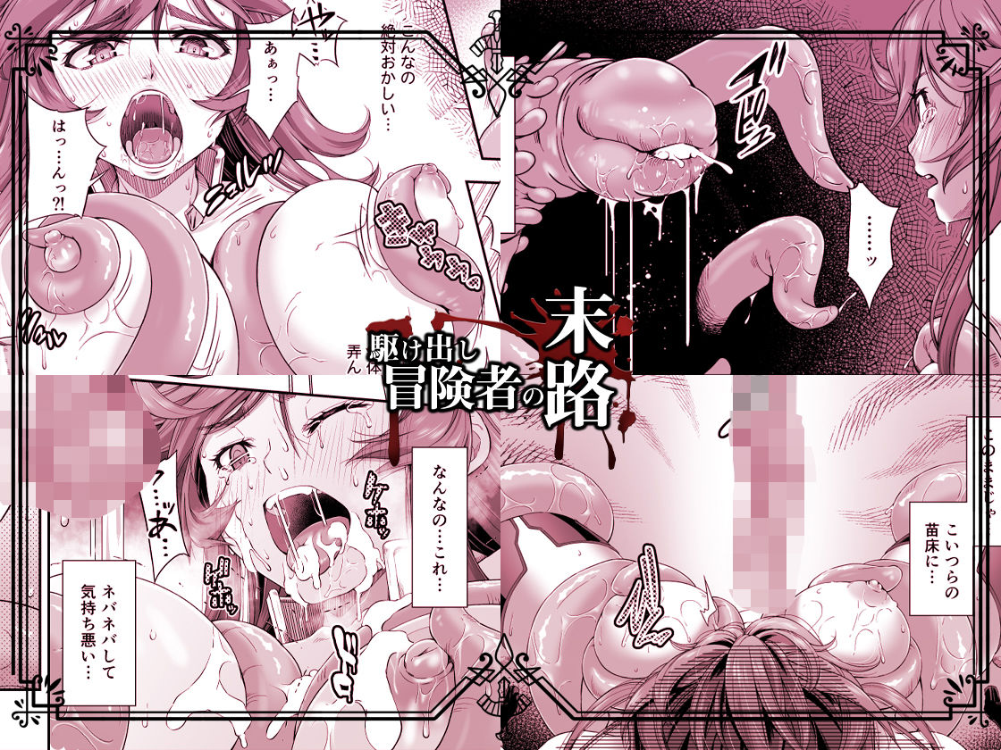 駆け出し冒険者の末路2【触手の住まう洞窟】ビキニアーマー女戦士 サンプル3ページ目