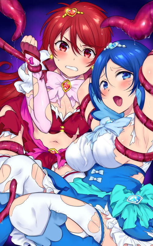 ハートビート ピュアキラ【女体化変身ヒロイン苗床計画】 サンプル1ページ目