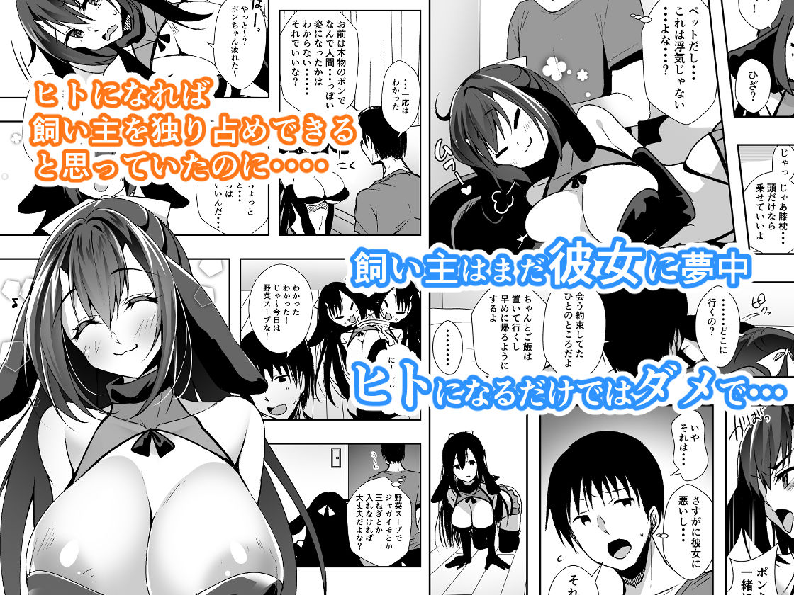 彼女が出来たらペットが病んでサキュバスになった話 サンプル2ページ目