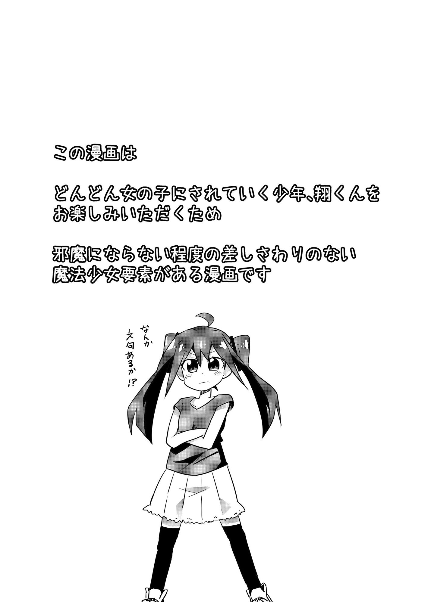 魔法少女 翔 サンプル2ページ目