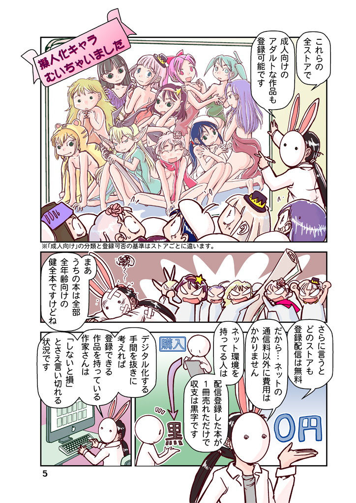 創作同人電子書籍のススメ 2020年コロナにめげない電子配信11ストア サンプル6ページ目