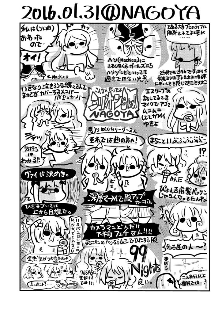 モリモリレポート1 ミリオン3rd 名古屋＆仙台 サンプル2ページ目