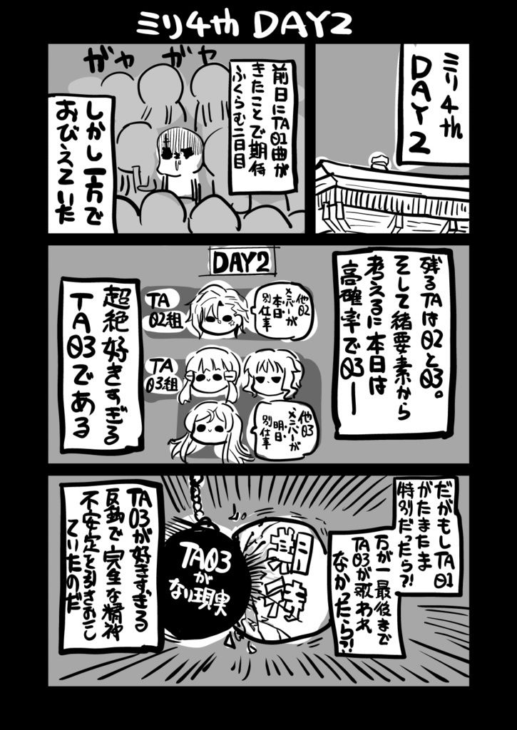 ミリ〇ン4th 武道館 サンプル4ページ目