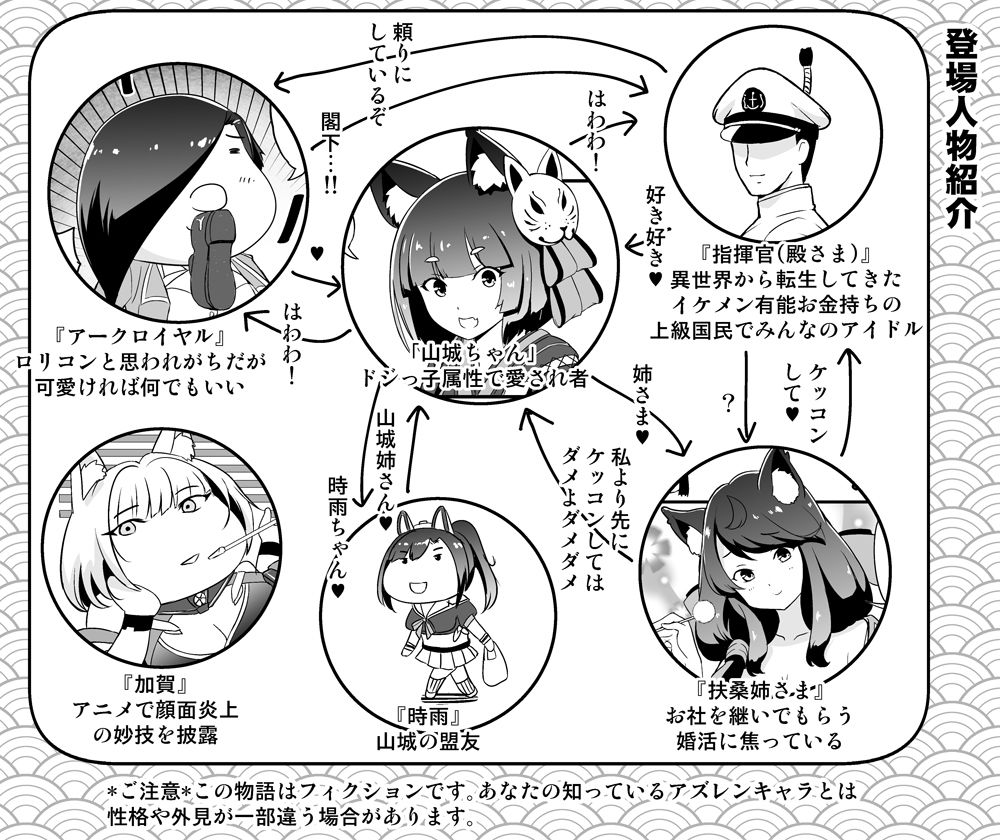 となりの山城ちゃん。 サンプル1ページ目
