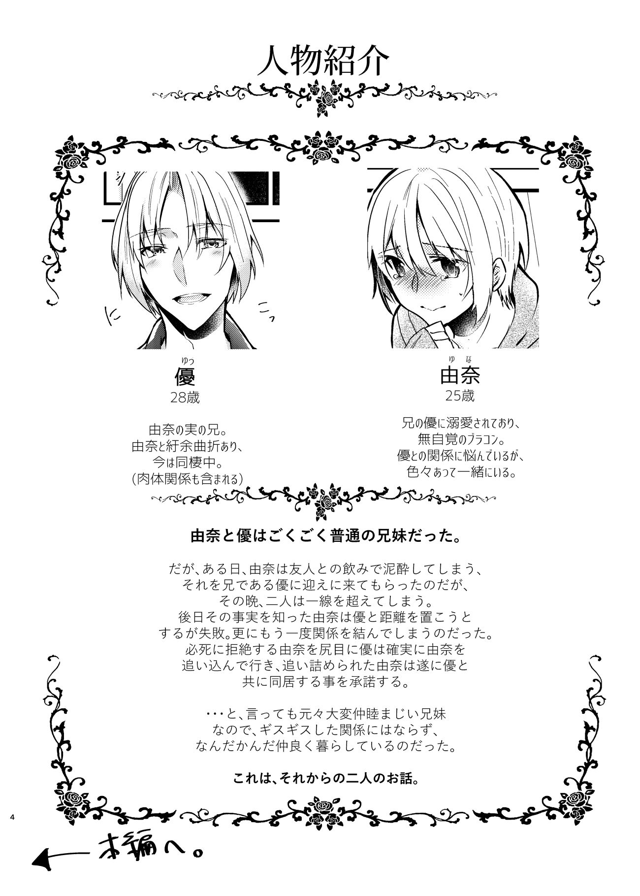 お兄ちゃんに妹が（性的に）食べられちゃった話総集編 サンプル2ページ目