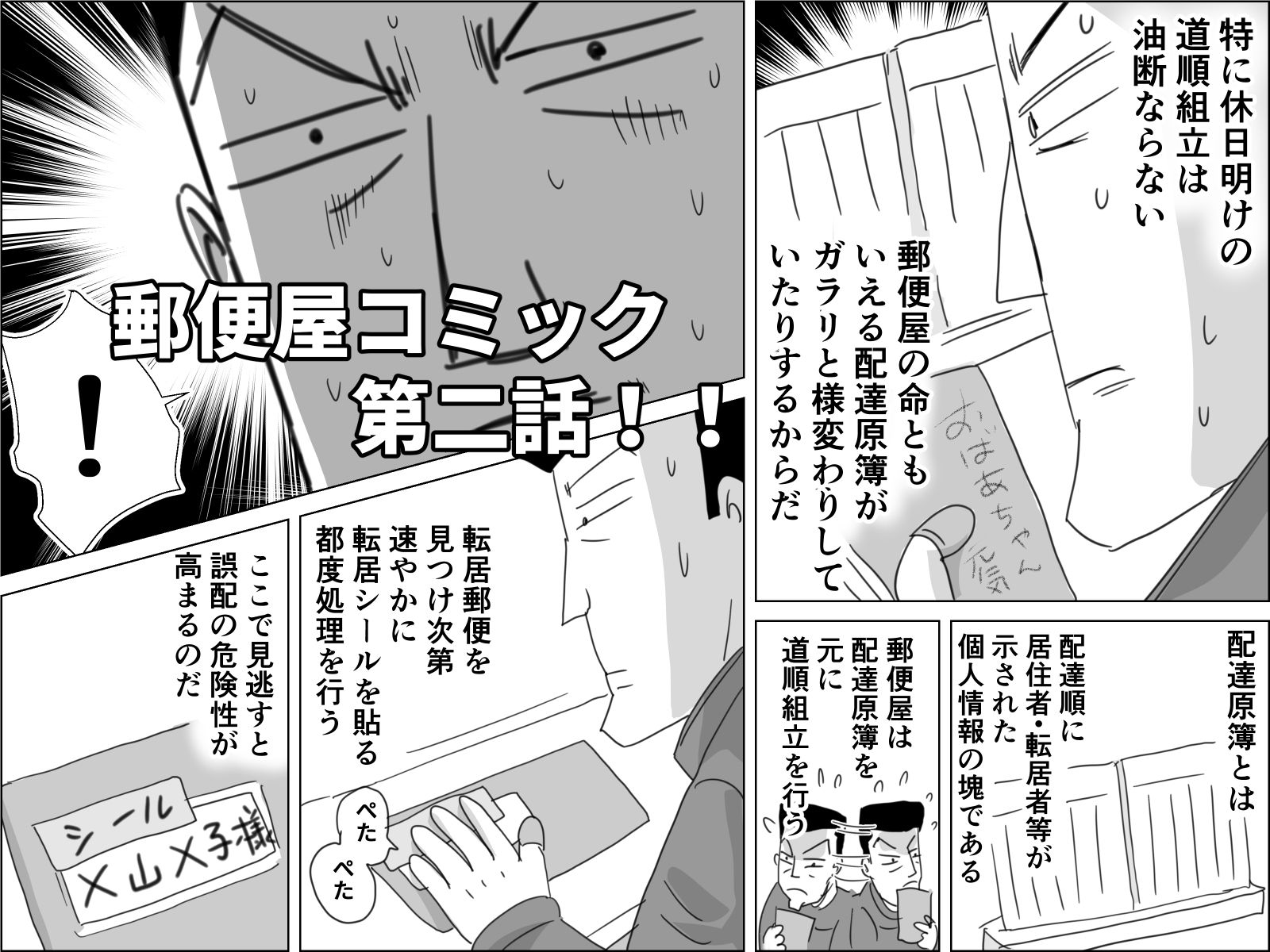 とある郵便配達員の個人的個人情報2 サンプル1ページ目