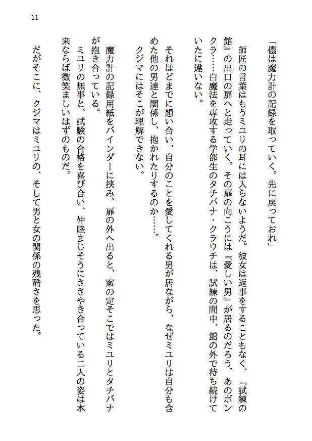 夫婦で冒険者！奥さんは魔女。旦那さんは寝取られマゾ。第四章 新婚冒険者誕生！純白のローブは引き裂かれ、新妻の肉体はならず者達に奪われる！ サンプル7ページ目