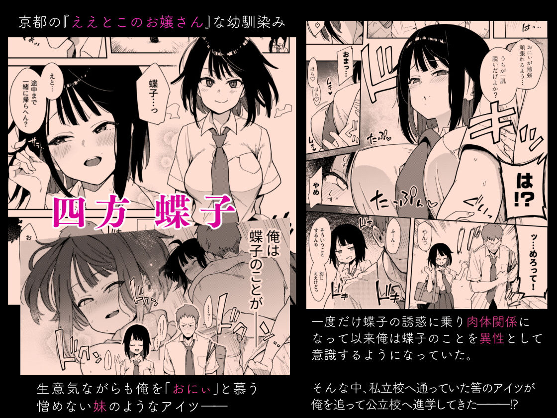 蝶子III-悪友以上恋人未満の幼馴染が知らないところでヤリチンにハメられ性倫理を完全破壊されるまで- サンプル1ページ目
