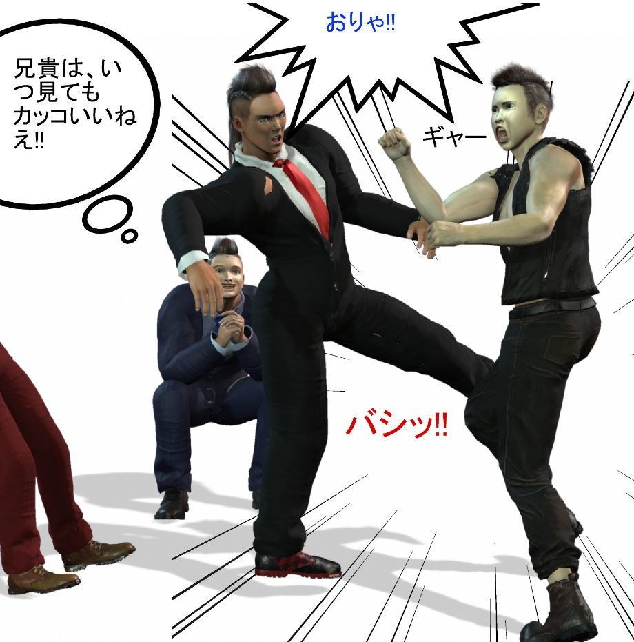 オンナになりたくなるドラマ スナックママになった極道アニキ サンプル1ページ目