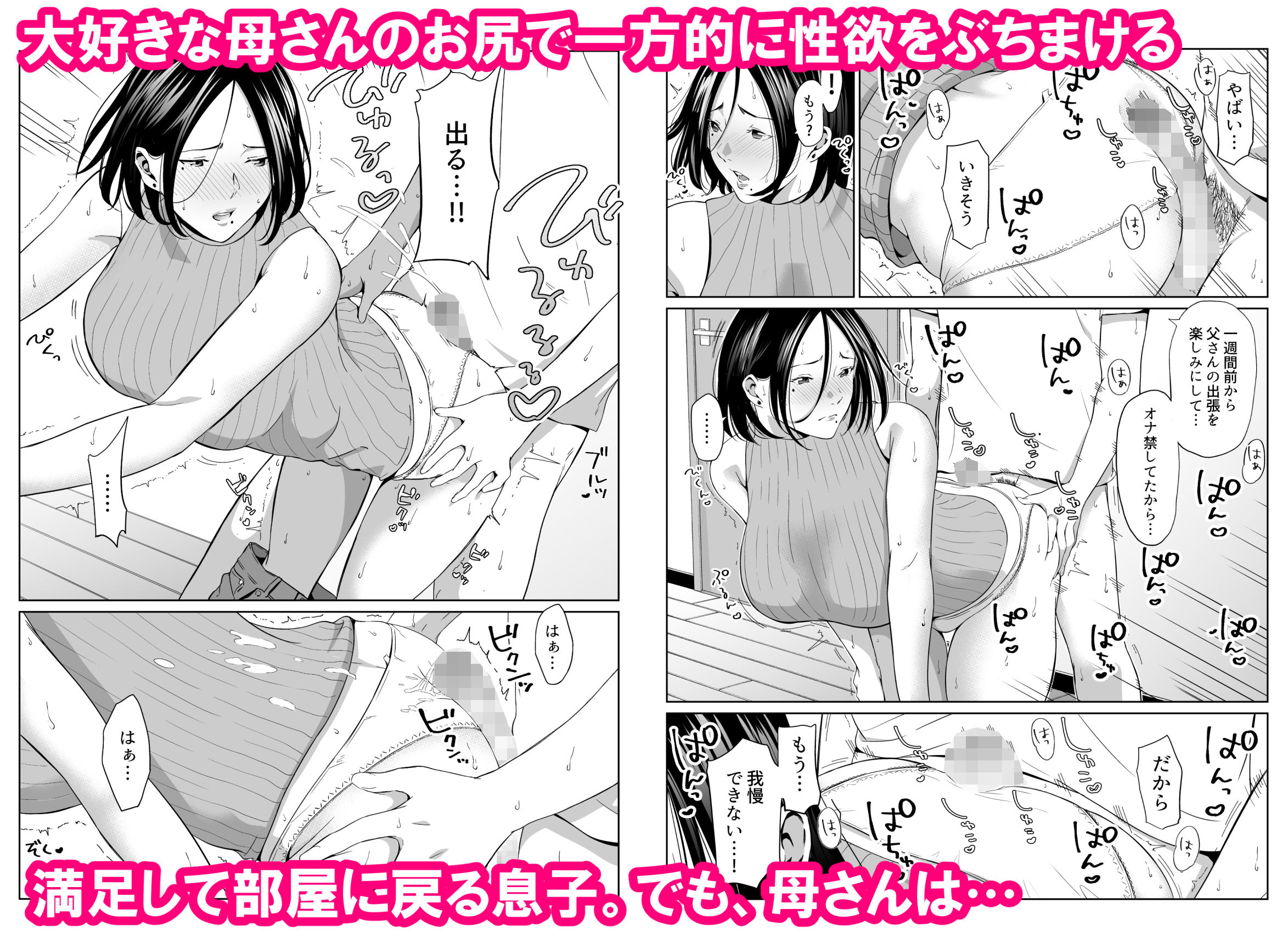僕の大好きな母さんと思う存分セックスできる日 サンプル2ページ目