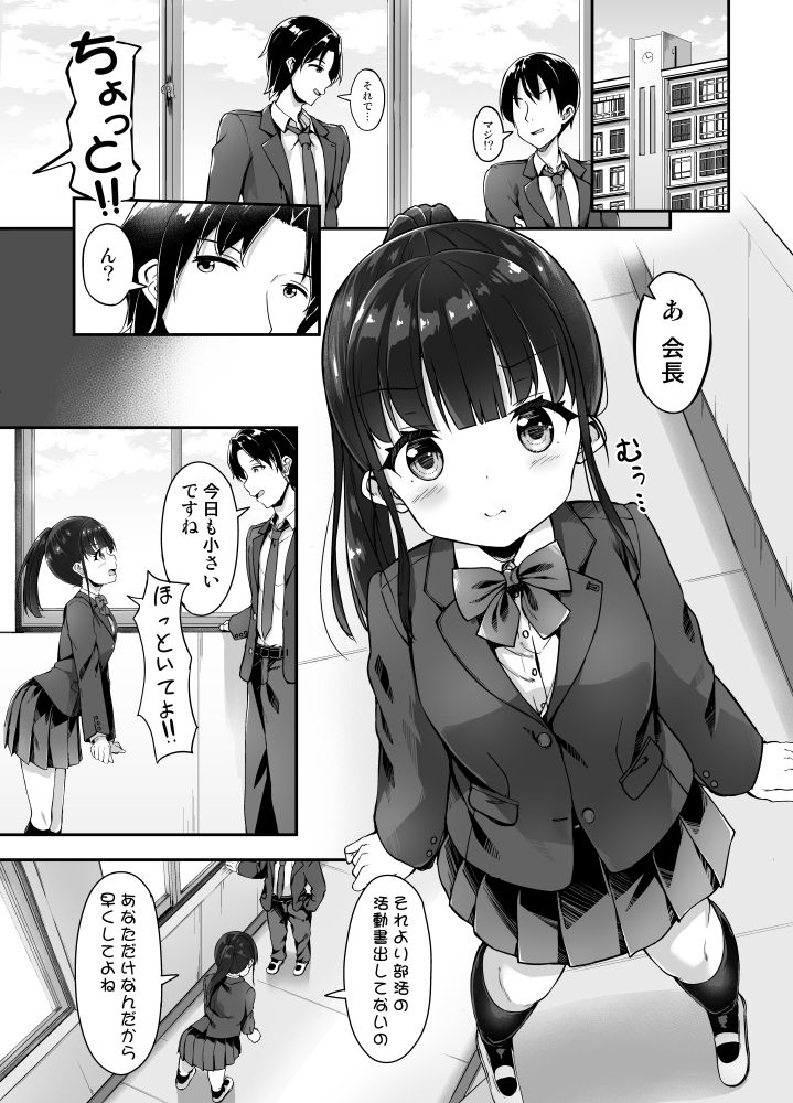 生徒会長の秘密を知ったので協力してもらった サンプル3ページ目