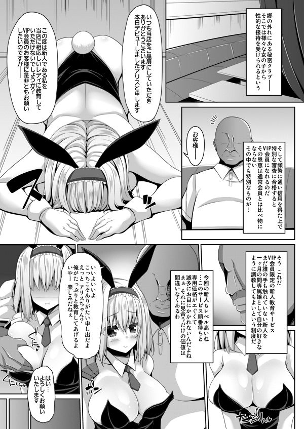 高級娼婦アリス接待教育 サンプル1ページ目